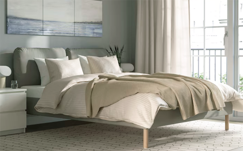 Sagesund – Best Bed with Upholstered Headboard