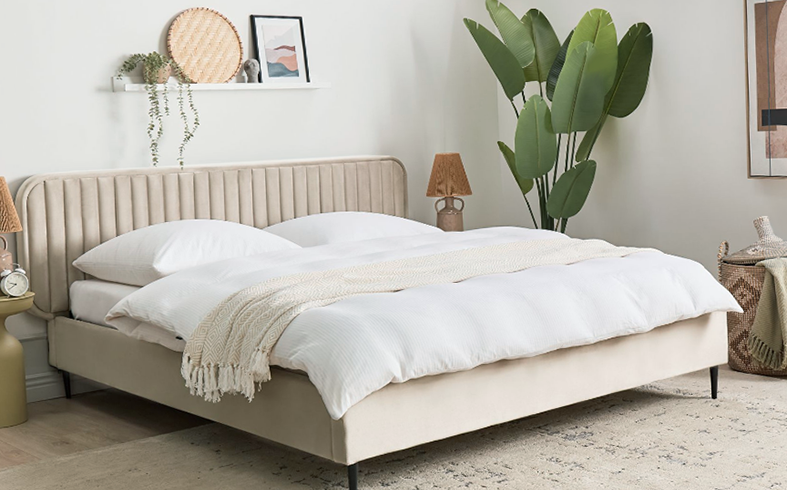 Veludo BRIN – One of the Best Modern Upholstered Double Beds