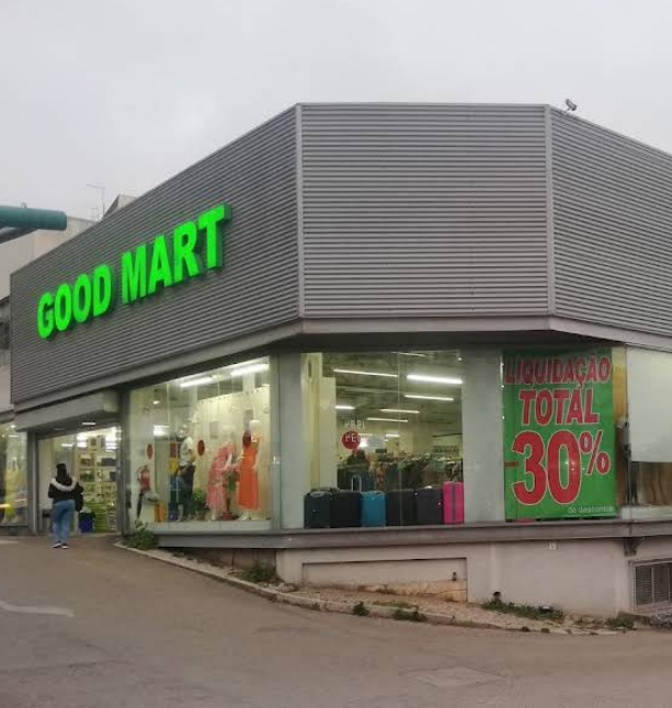 Good Mart Laranjeiro grande loja de artigos variados para o lar, vestuário e uso quotidiano em Almada
