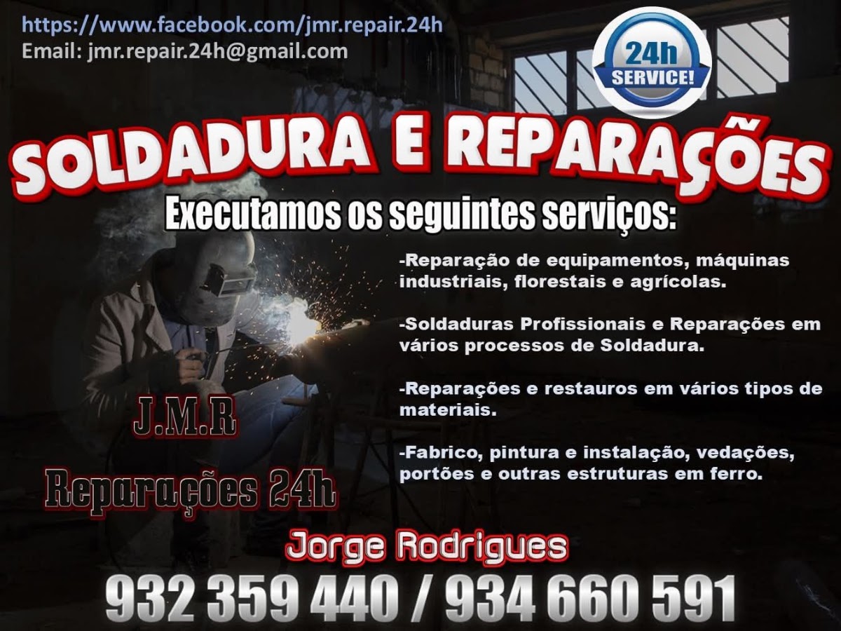 .J.M.R. SOLDADURA FABRICAÇÃO MANUTENÇÃO e REPARAÇÕES 24H foto 2