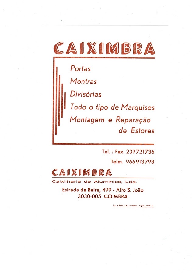 Caiximbra - Caixilharia de Alúmínios, Lda. foto 10