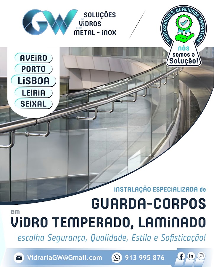GW Soluções em VIDRARIA e JANELAS foto 6
