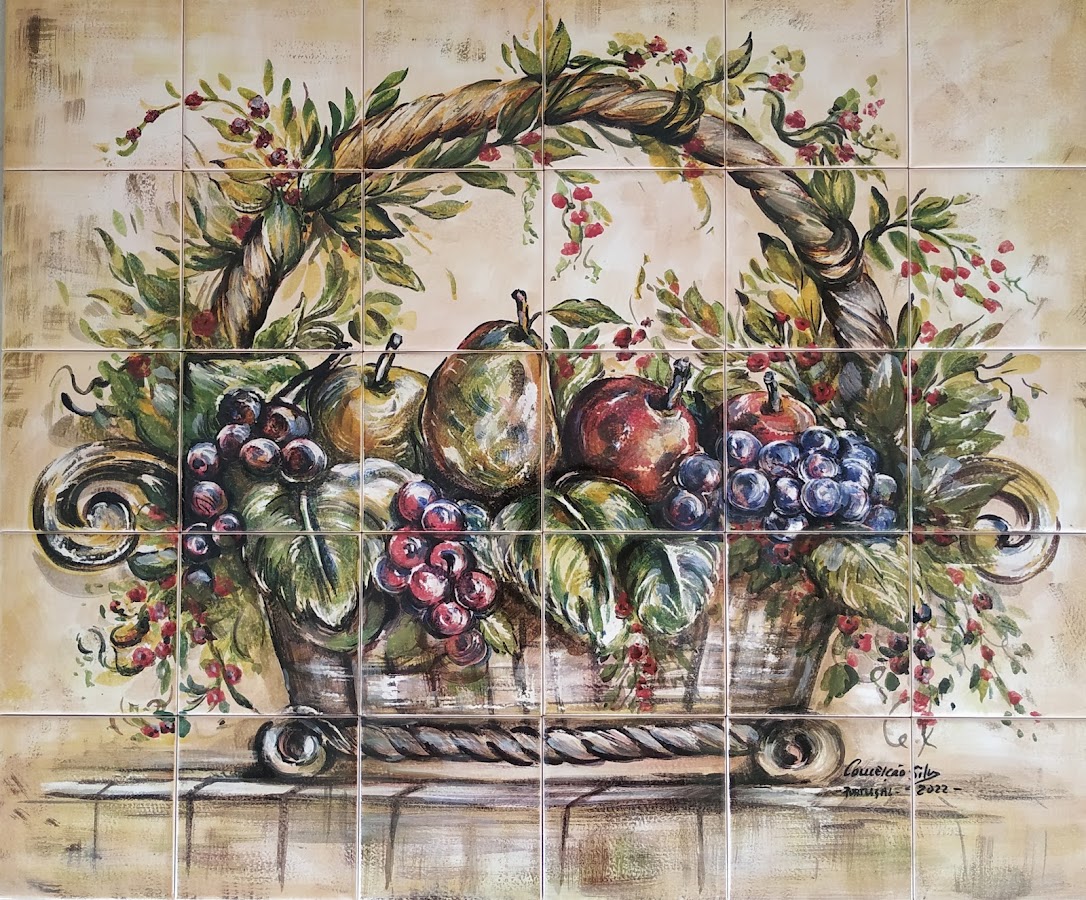 Azulejos pintados à mão CONCEIÇÃO SILVA foto 3